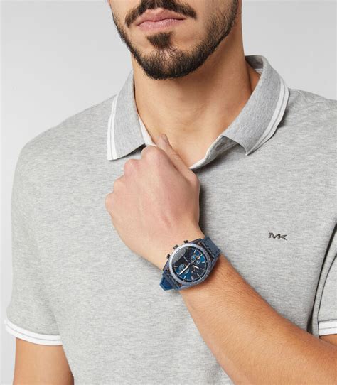 Michael Kors Reloj para Hombre Casual Azul 